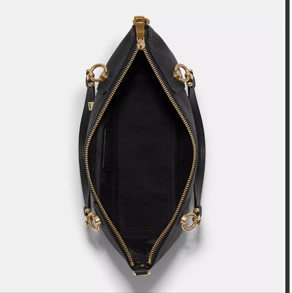 NWT Coach Kacey Satchel Black - Picture 3 of 5